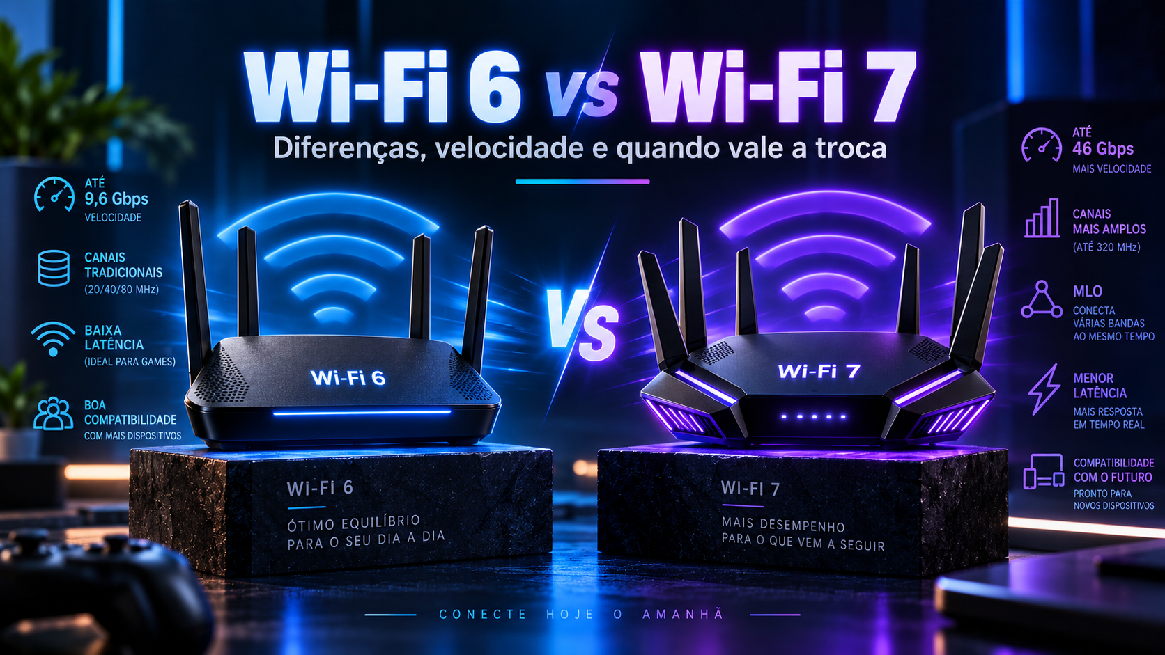 Wi-Fi 7 vs Wi-Fi 6: quais são as diferenças e vale a pena atualizar?